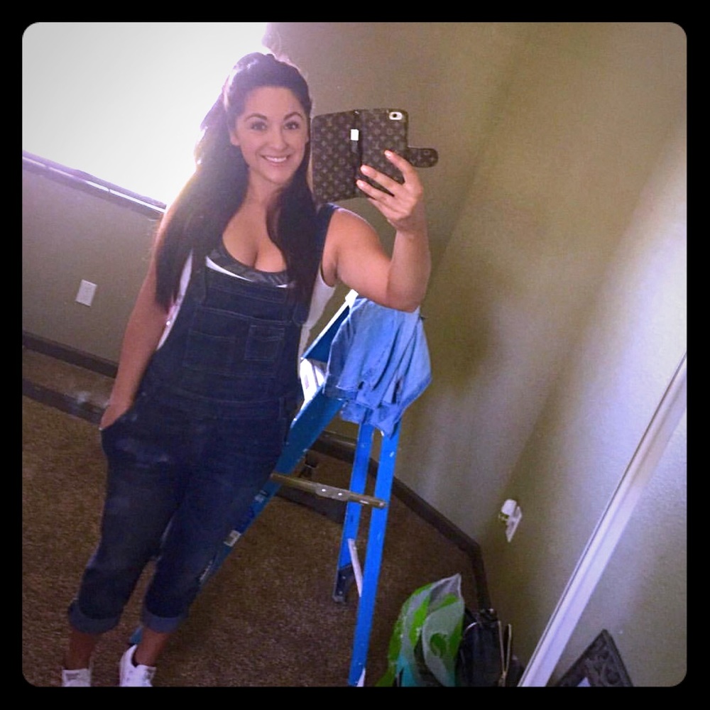 Free People Jean Overalls